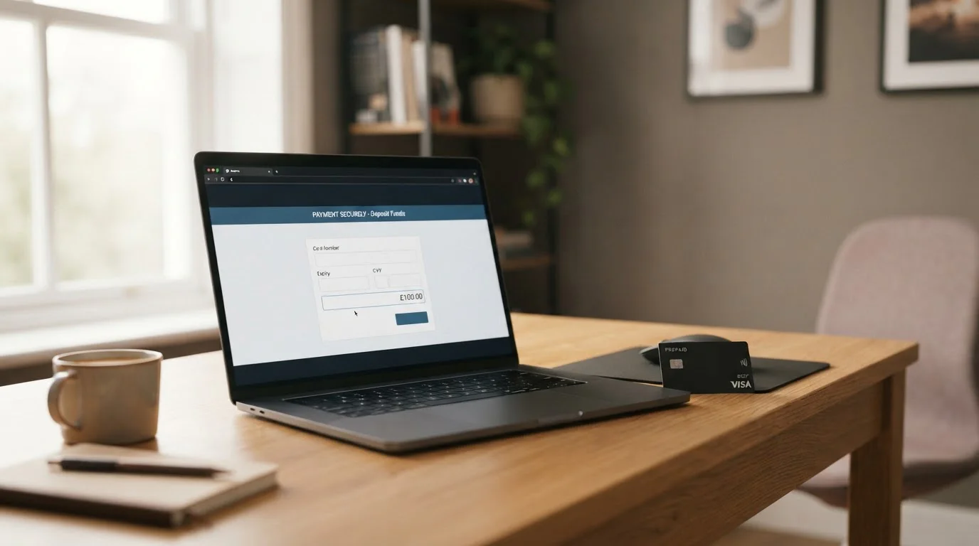 UPayCard prepaid card and e-wallet concept for UK online casino deposits