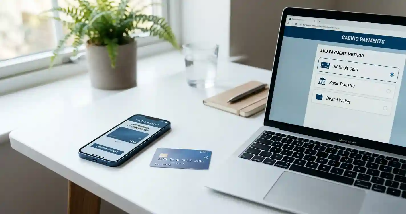 UK casino payment methods comparison with cards, mobile wallets and bank transfers