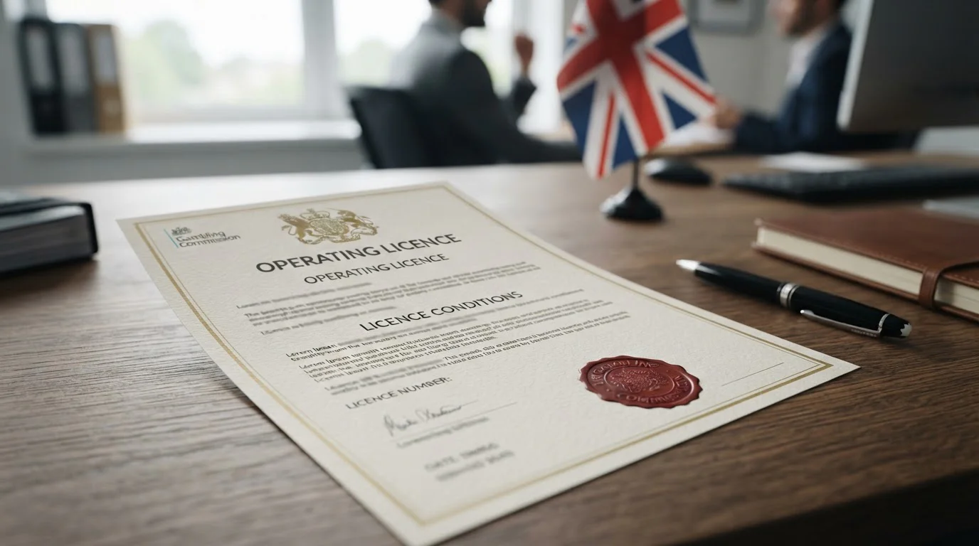UK Gambling Commission licence document and GamStop self-exclusion logo